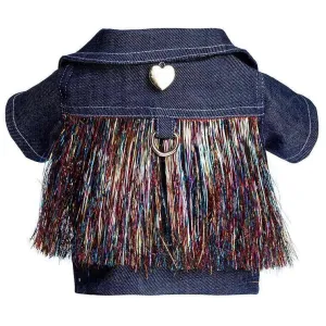 Jean Party Biker Dog Coat
