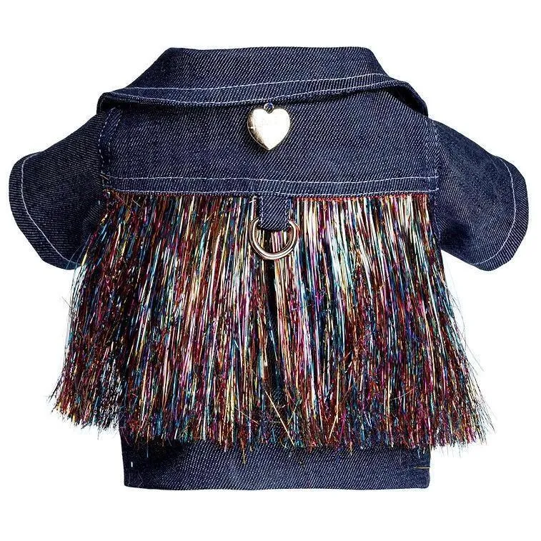 Jean Party Biker Dog Coat