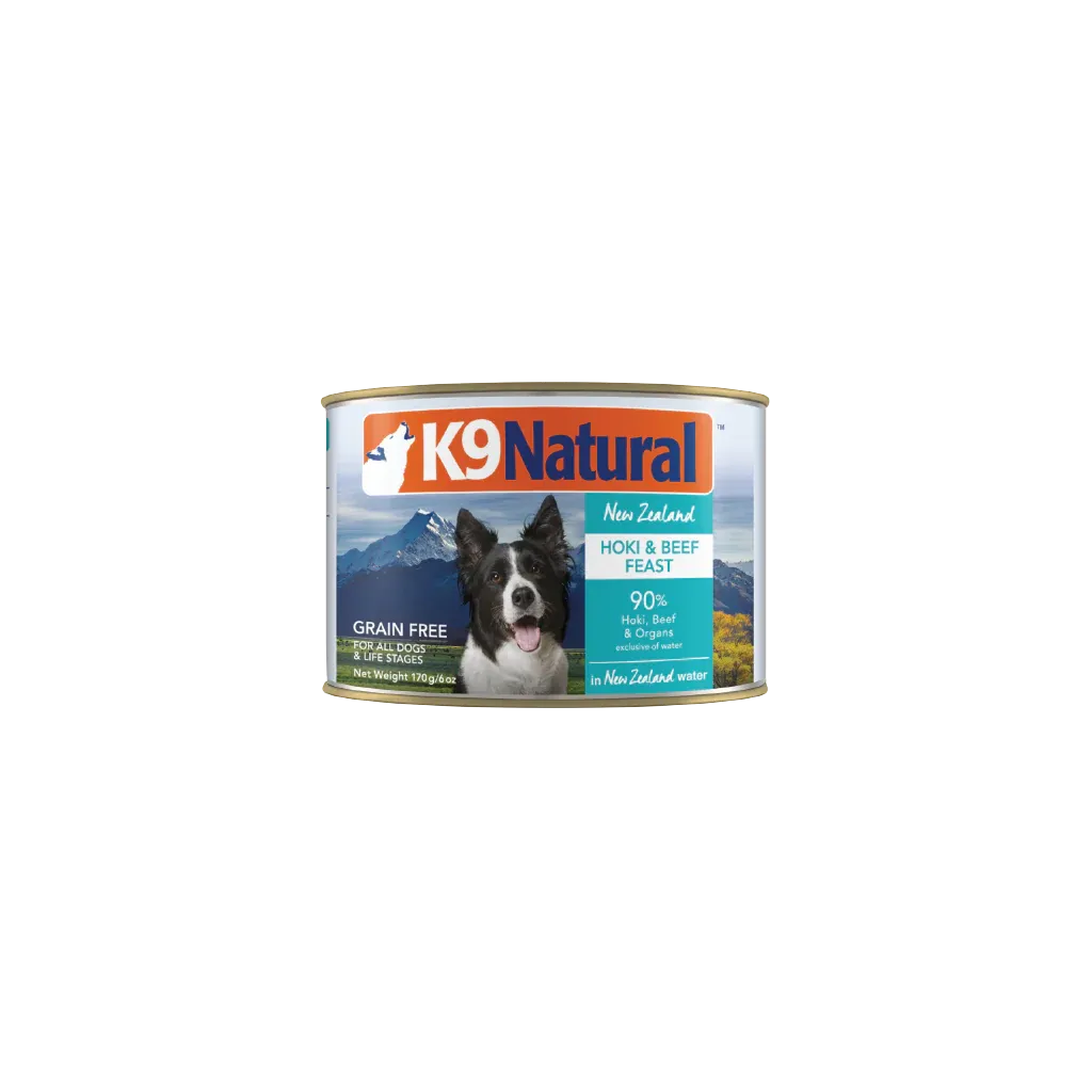 K9 Natural Canned Dog Food - Hoki & Beef Feast