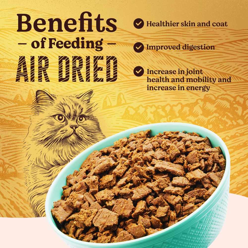 Kennel Kitchen Air Dried Chicken and Mackerel for Cat Dry Food (All Life Stage)