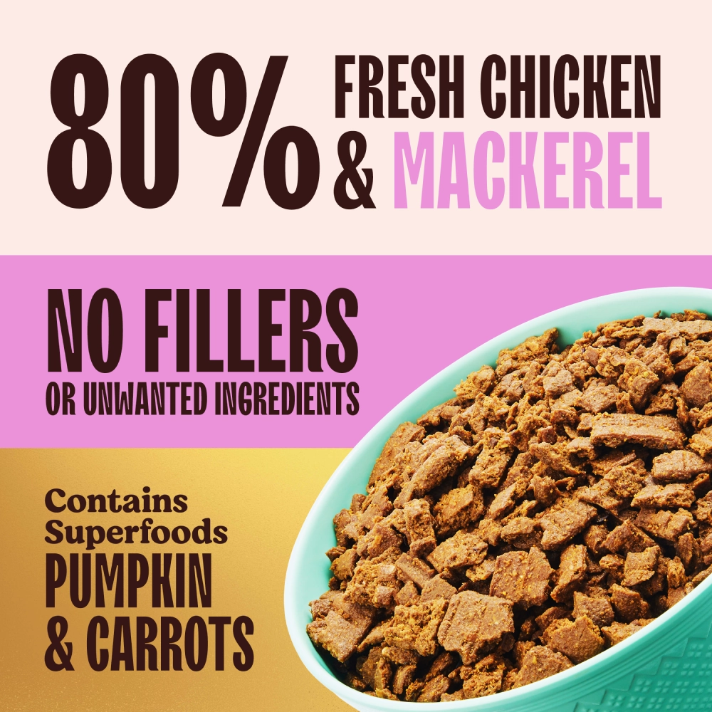 Kennel Kitchen Air Dried Chicken and Mackerel for Cat Dry Food (All Life Stage)