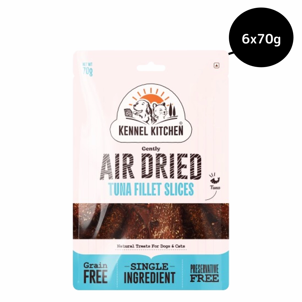 Kennel Kitchen Air Dried Tuna Fish Jerky Dog and Cats Treats