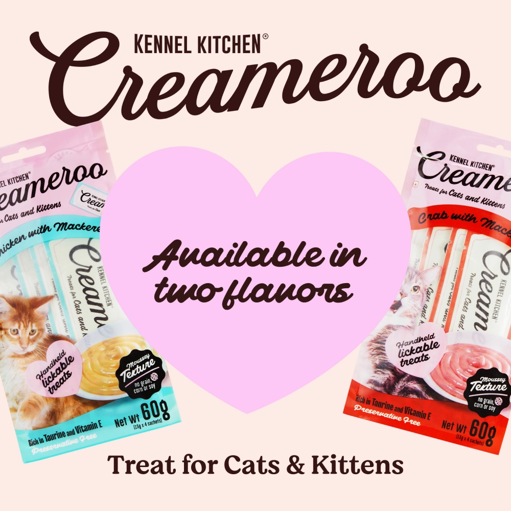 Kennel Kitchen Creameroo Chicken with Mackerel Creamy Cat Treats