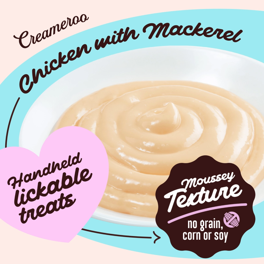 Kennel Kitchen Creameroo Chicken with Mackerel Creamy Cat Treats