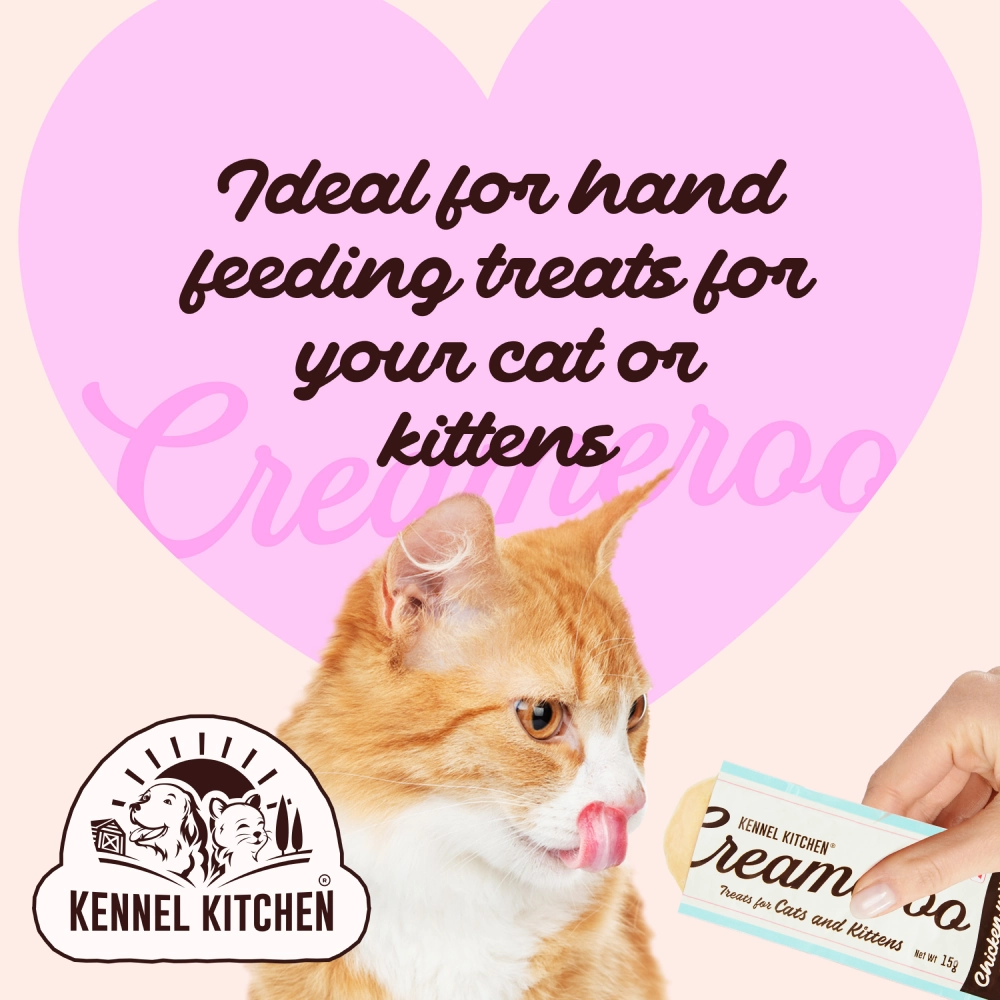 Kennel Kitchen Creameroo Chicken with Mackerel Creamy Cat Treats