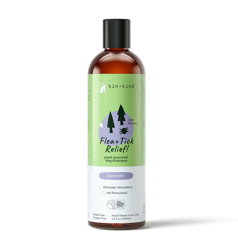 Kin   Kind Flea & Tick Shampoo 12 oz.