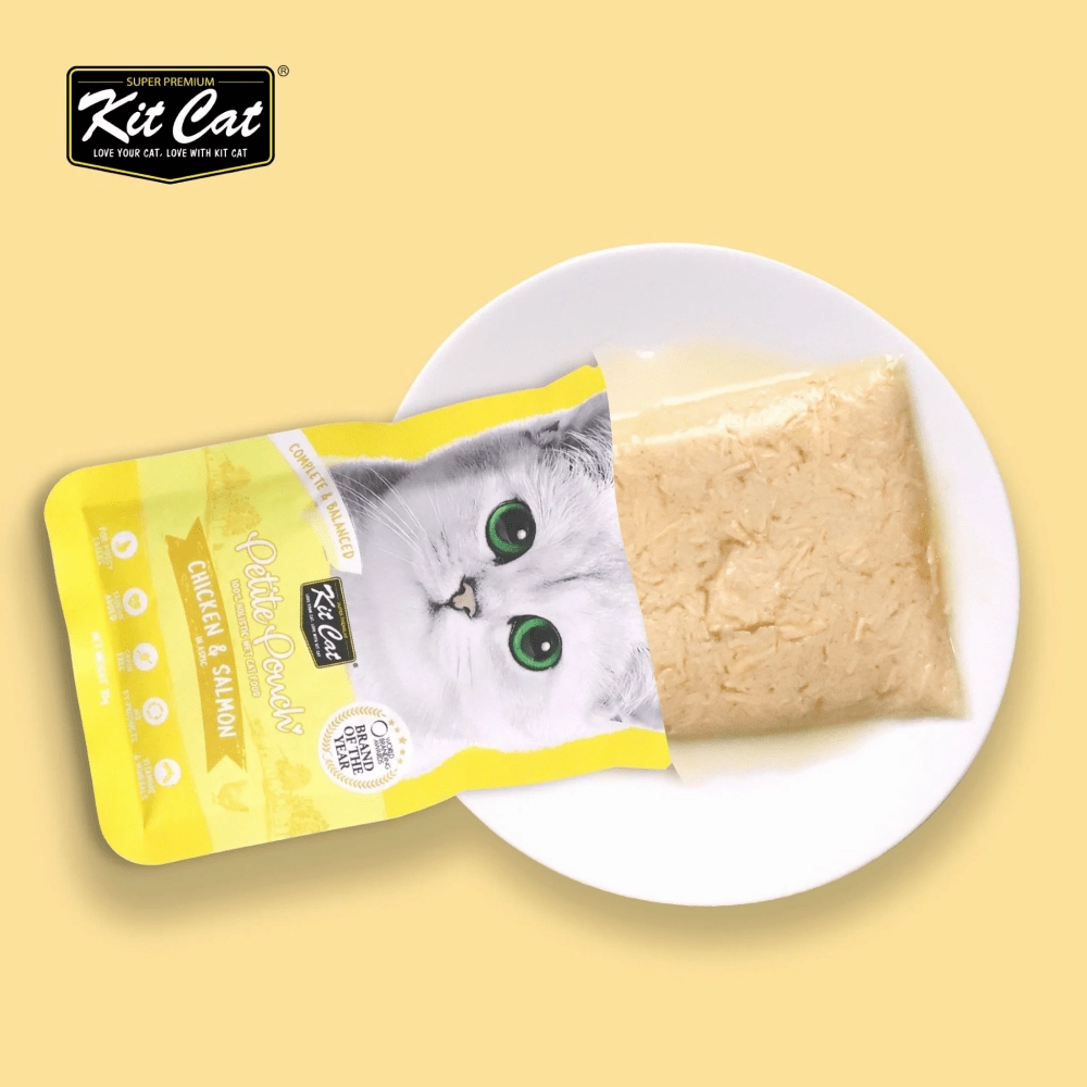 Kit Cat Chicken and Salmon Cat Wet Food