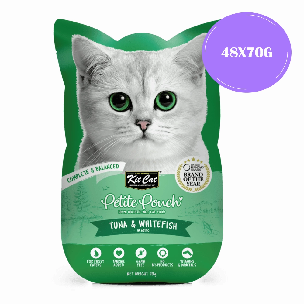 Kit Cat Tuna and White Fish Cat Wet Food