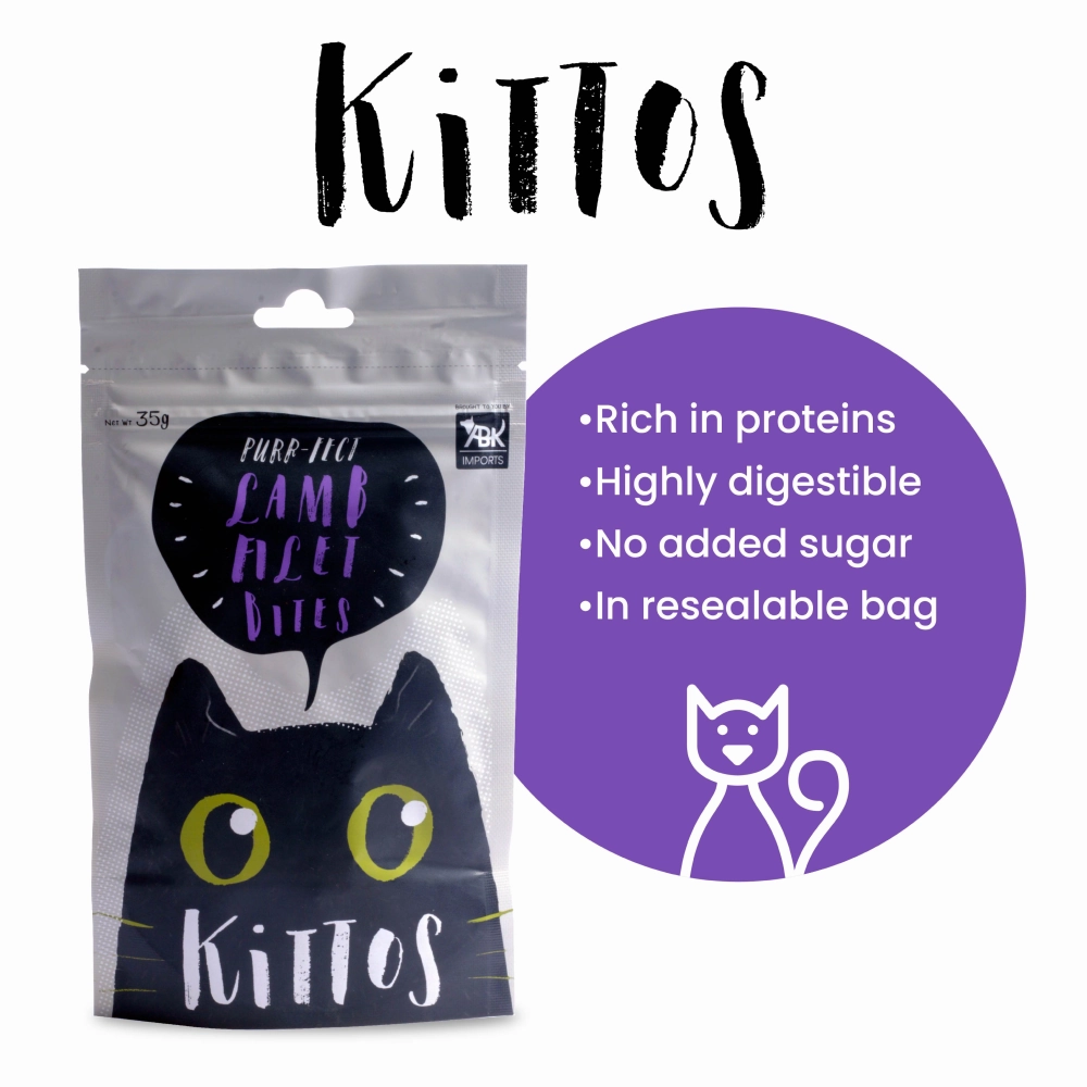 Kittos Purr fect Lamb Filet Bites Cat Treats
