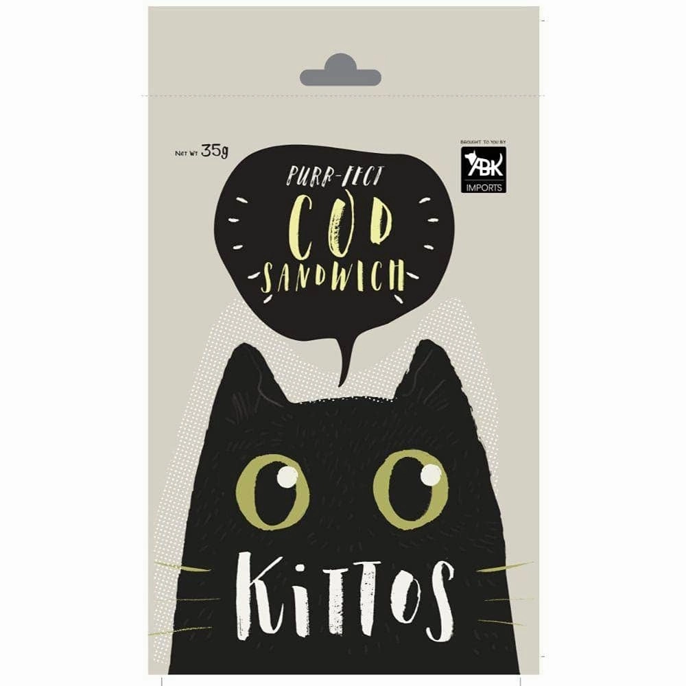 Kittos Purr Fect Sunfish Chicken and Twirls and Cod Sandwich Cat Treat Combo (3 3)