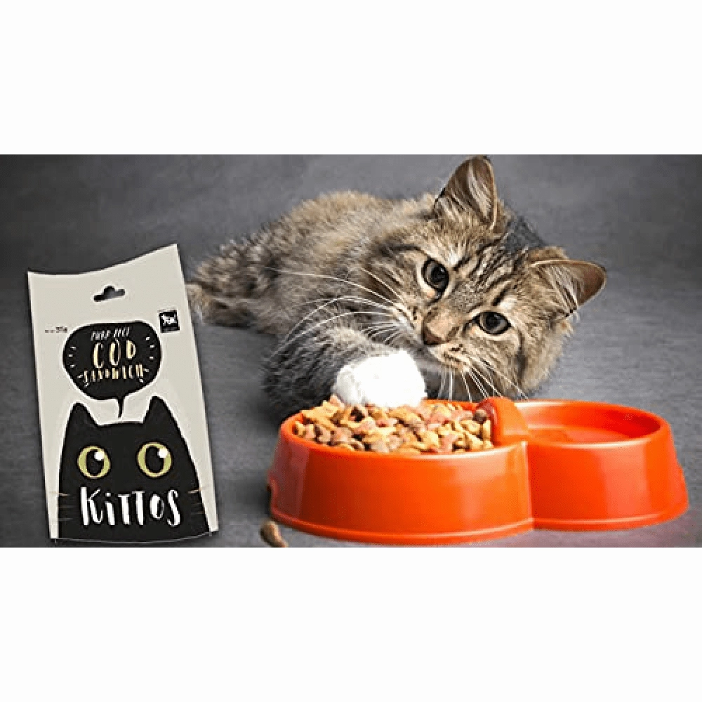 Kittos Purr Fect Sunfish Chicken and Twirls and Cod Sandwich Cat Treat Combo (3 3)