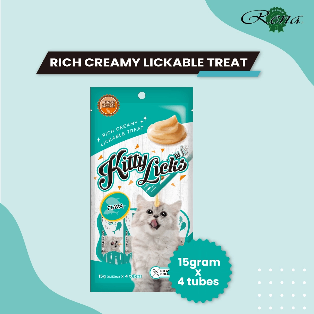 Kitty Licks Chicken Flavour and Tuna Cat Treats Combo