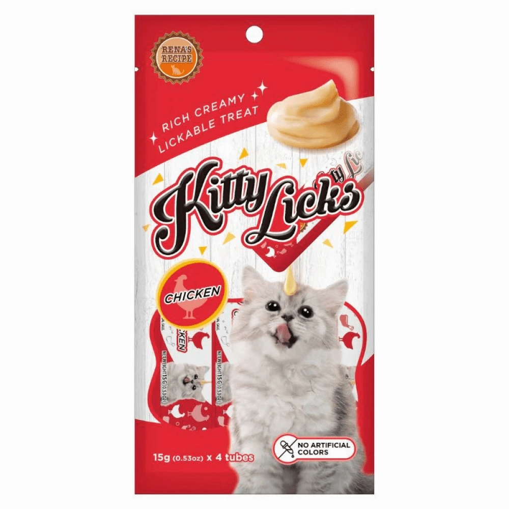 Kitty Licks Chicken Flavour and Tuna Cat Treats Combo