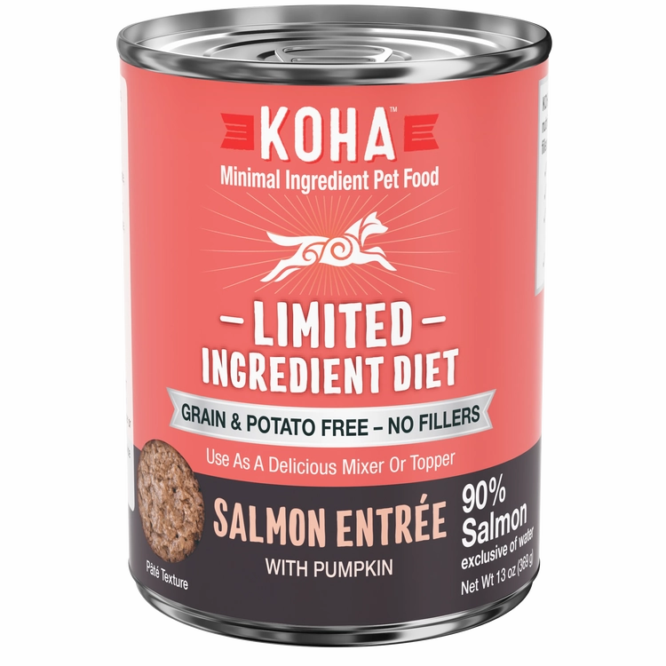 KOHA Grain & Potato Free Limited Ingredient Diet Salmon Entree with Pumpkin Canned Dog Food