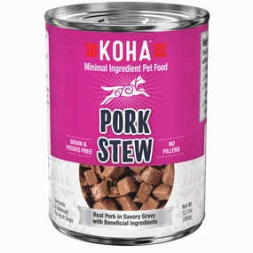 KOHA Grain & Potato Free Pork Stew Canned Dog Food