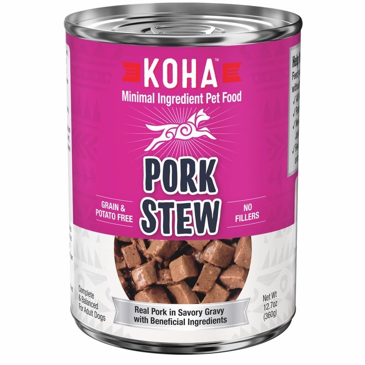 KOHA Grain & Potato Free Pork Stew Canned Dog Food