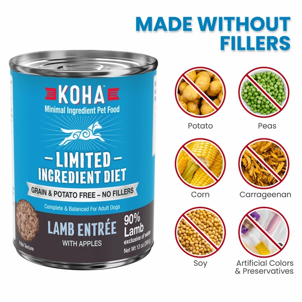 KOHA LID Lamb Entre Canned Dog Food
