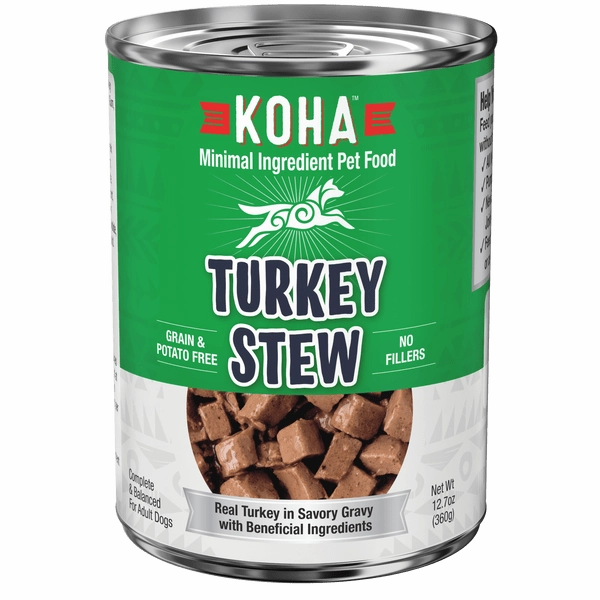 KOHA Turkey Stew Canned Dog Food