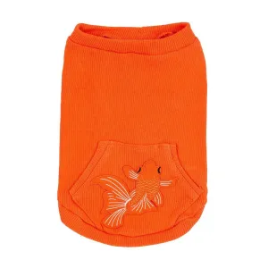 Koi Fish Dog T-Shirt Orange