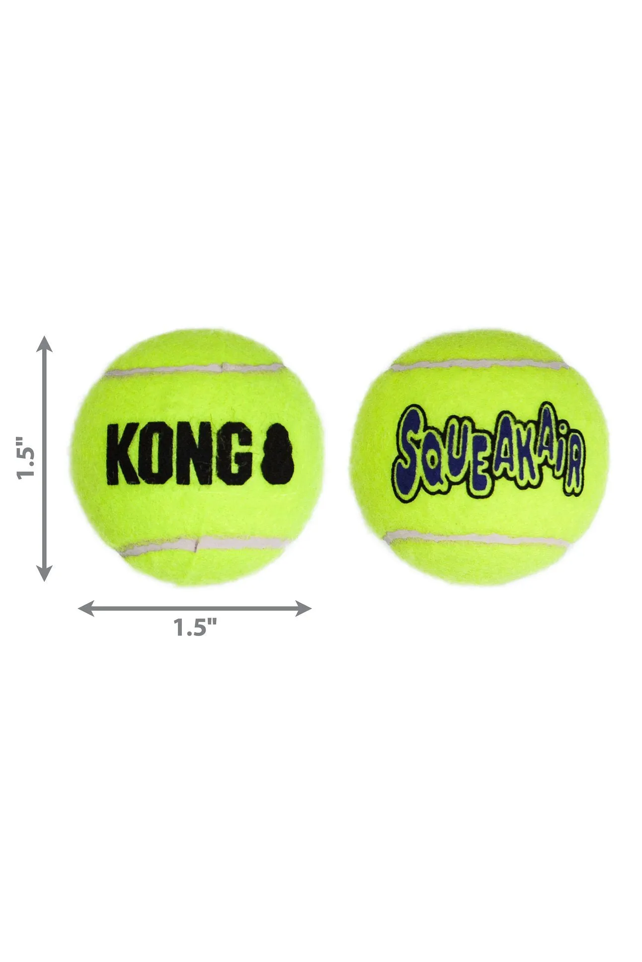 Kong SqueakAir Tennis Ball Dog Toys, 3 Pack