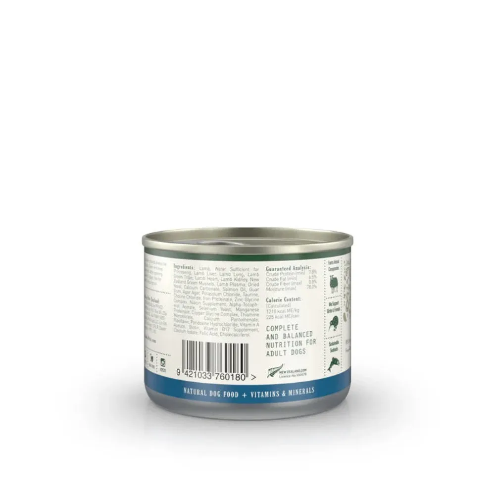 Lamb Pate Staple with Green Mussels Adult Dog Can