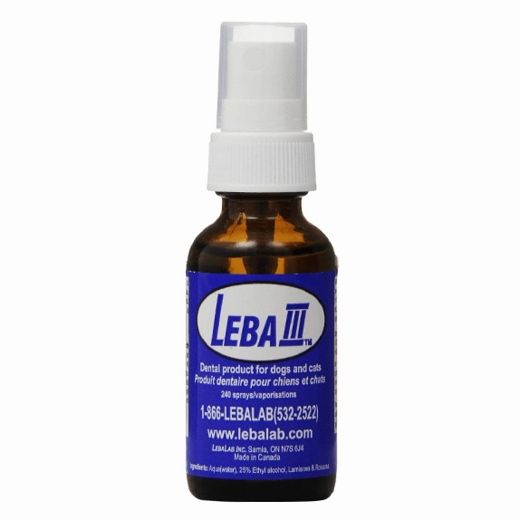 Leba III Dental Care - Dental Spray with Dropper - 1 oz