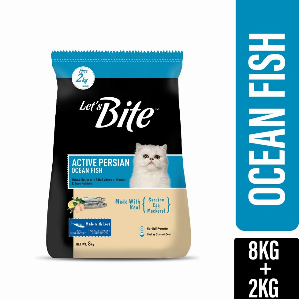 Let's Bite Active Persian Ocean Fish Cat Dry Food