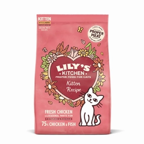 Lily's Kitchen - Dry Food For Cats - Chicken & White Fish Kitten Dry Food 800g
