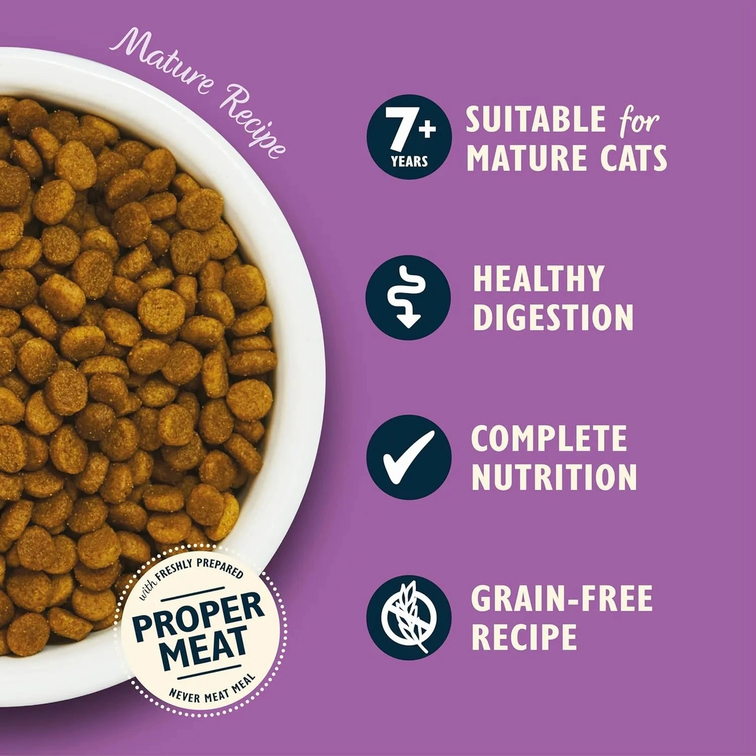 Lily's Kitchen - Dry Food For Cats - Fish & Turkey Senior Dry Food 800g