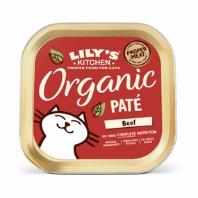 Lily's Kitchen - Wet Food For Cats - Organic Beef Pat 85g