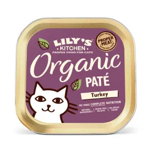 Lily's Kitchen - Wet Food For Cats - Organic Turkey Pat 85g