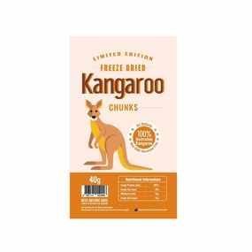 Limited Edition Freeze Dried Kangaroo Treats for Dogs & Cats
