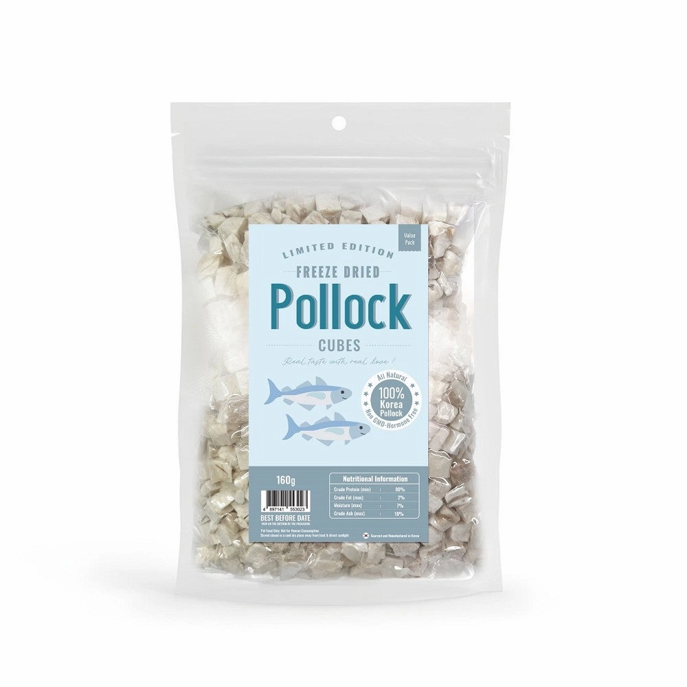 Limited Edition Freeze Dried Pollock Treats for Dogs & Cats