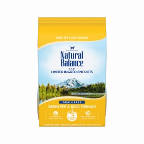 Limited Ingredient Diets Grain Free Adult Cat Dry Food - Duck & Green Pea