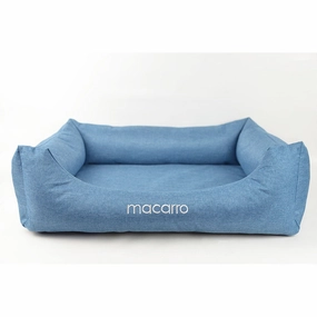 Linen Cotton Latex Bed for Pets