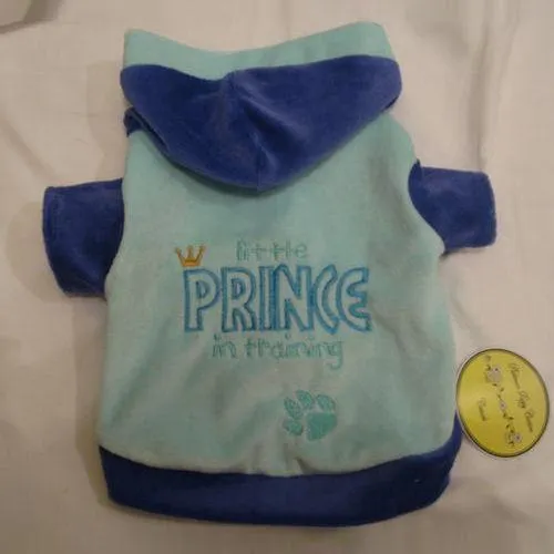 Little Prince In Training Dog Hoodie