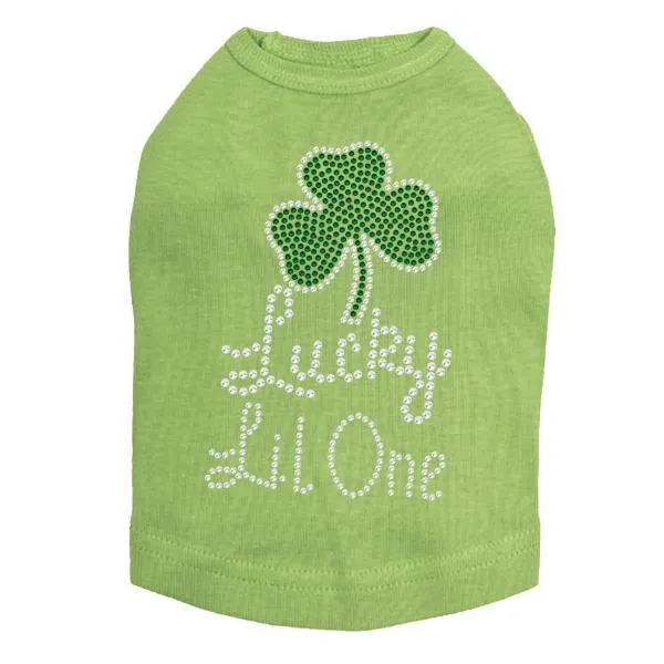Lucky Lil One Rhinestone Dog Tank