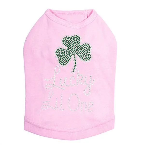 Lucky Lil One Rhinestone Dog Tank