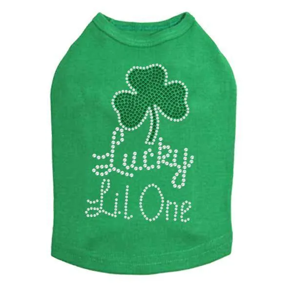 Lucky Lil One Rhinestone Dog Tank