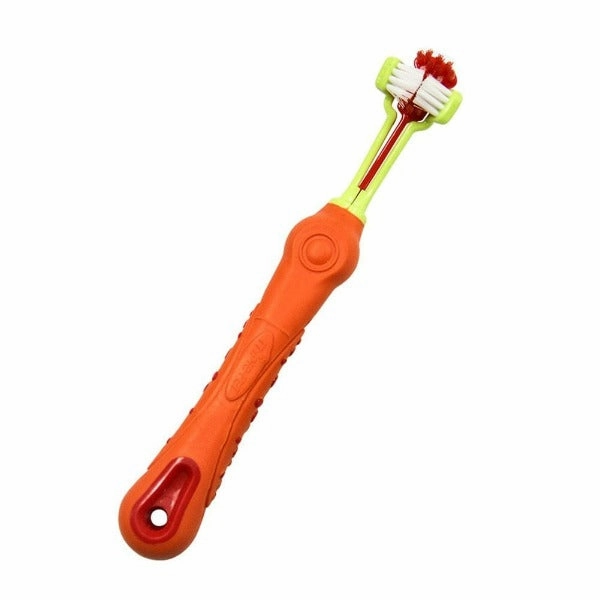 M-PETS 3 Headed Toothbrush
