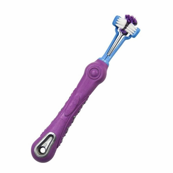 M-PETS 3 Headed Toothbrush