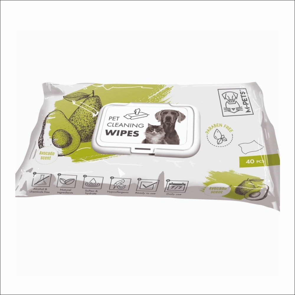 M Pets Pets Cleaning Wipes for Dogs and Cats (Avacado)