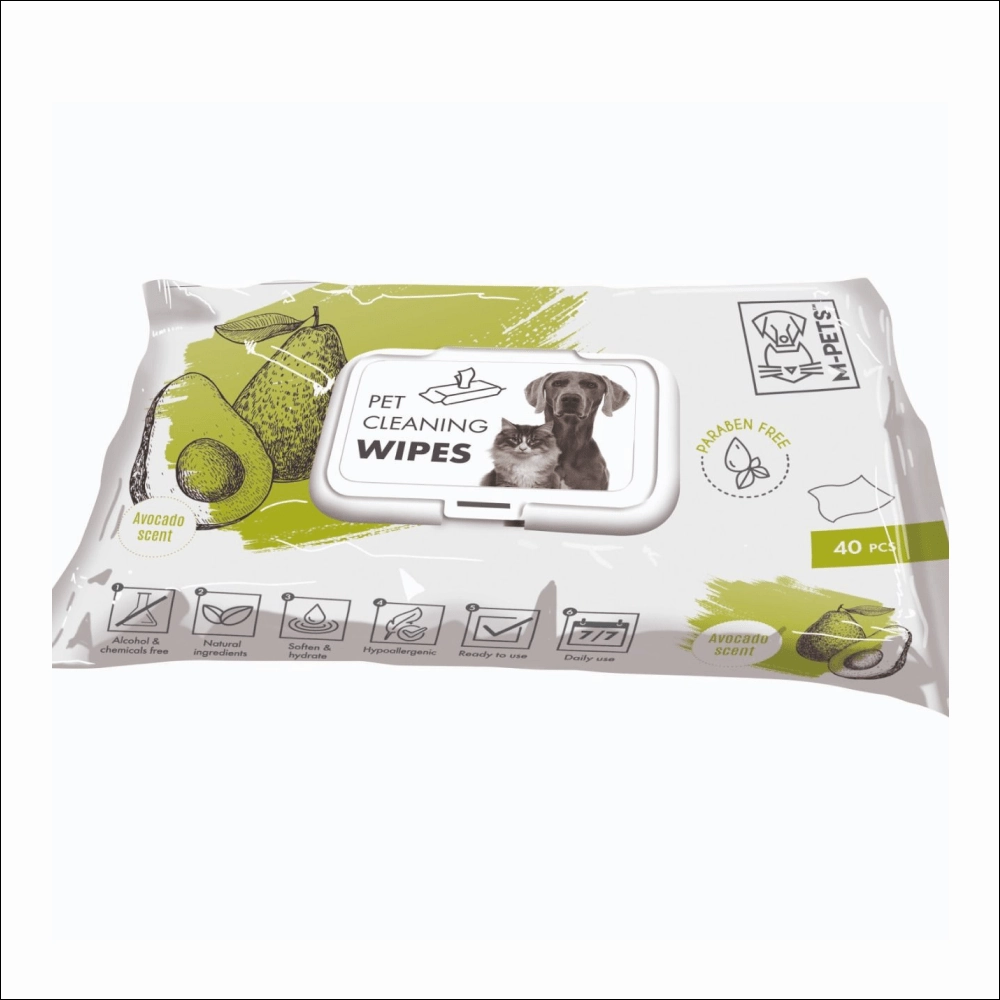 M Pets Pets Cleaning Wipes for Dogs and Cats (Avacado)