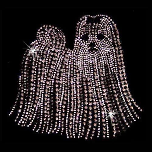 Maltese Rhinestone Dog Tank