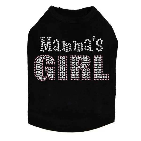 Mamma's Girl Rhinestone Dog Tank