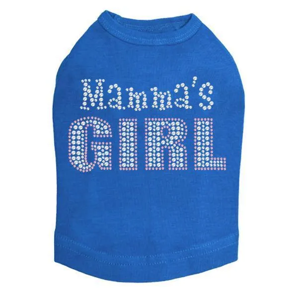 Mamma's Girl Rhinestone Dog Tank