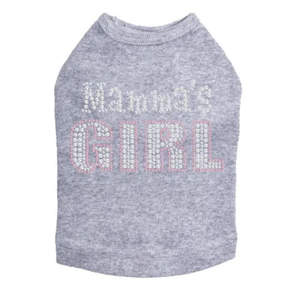 Mamma's Girl Rhinestone Dog Tank