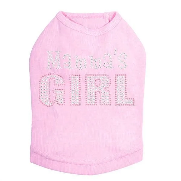 Mamma's Girl Rhinestone Dog Tank