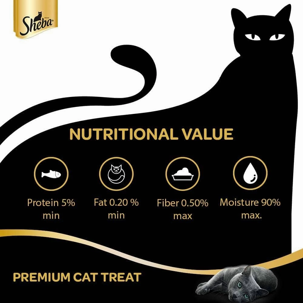 Me O Creamy Chicken & Liver and Sheba Chicken & Chicken Whitefish Sasami Selection Melty Premium Cat Treats Combo