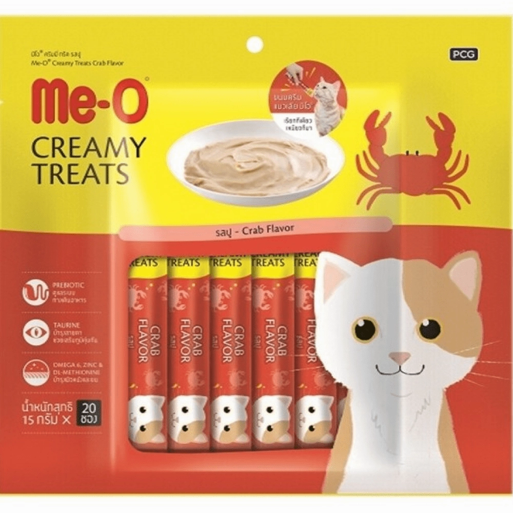 Me O Creamy Crab and INABA Churu Tuna with Chicken Creamy Cat Treats (2 2)